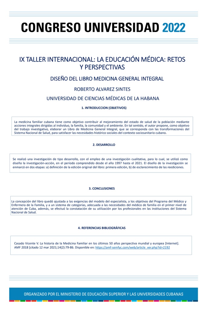 DISEÑO DEL LIBRO DE MEDICINA GENERAL INTEGRAL